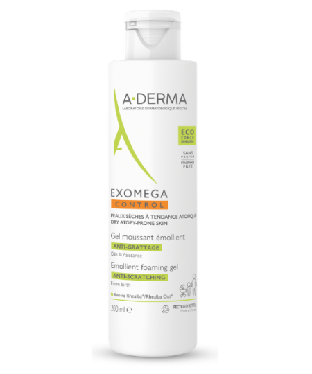 Aderma Exomega emolijentni pjenušavi gel za tuširanje 200ml