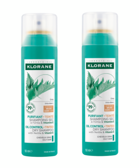 KLORANE DUO SUHI ŠAMPON KOPRIVA TONIRANI 2X150