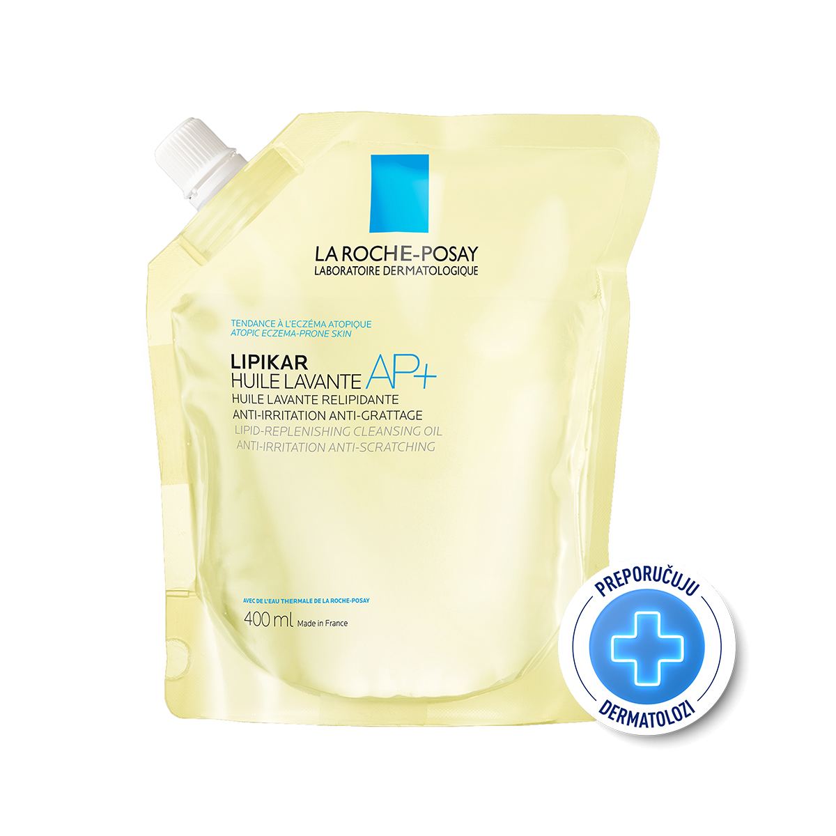 La Roche Posay Lipikar AP+ ulje za čišćenje 400ml (Eco Refill pakovanje)