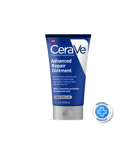 CeraVe Advanced Repair Ointment Napredna obnavljajuća mast za obnovu suhe i grube kože 50 ml