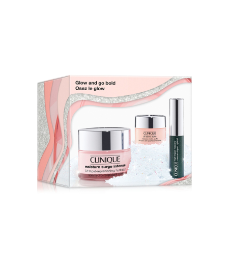 CLINIQUE SET INTENSE GLOW AND GO BOLD