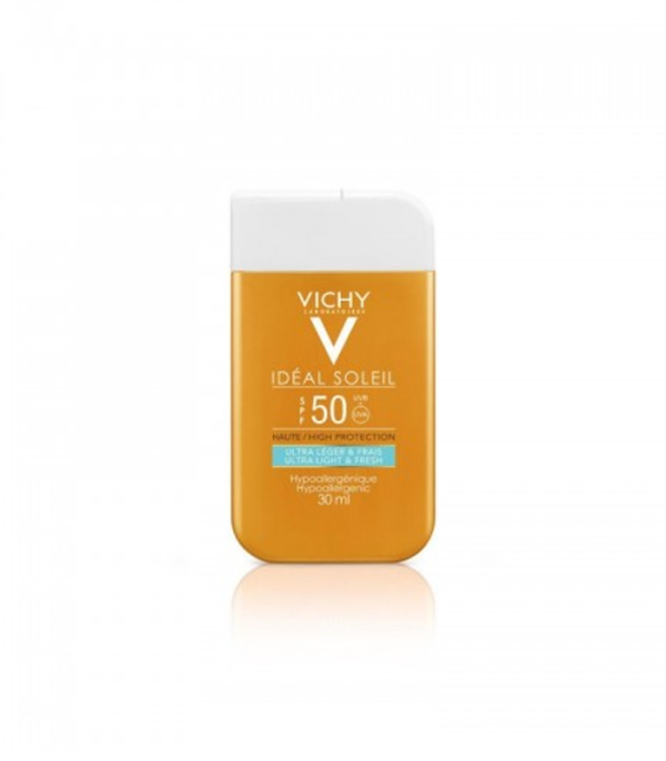 VICHY CAPITAL SOLEIL Krema za lice u putnom formatu za zaštita od sunca SPF50, 30 ml