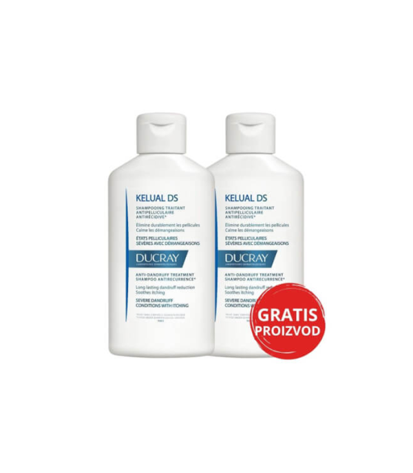 DUCRAY KELUAL DS SAMPON 1+1 GRATIS