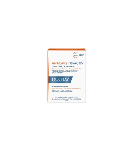 Ducray Anacaps Tri Aktiv Cps A30