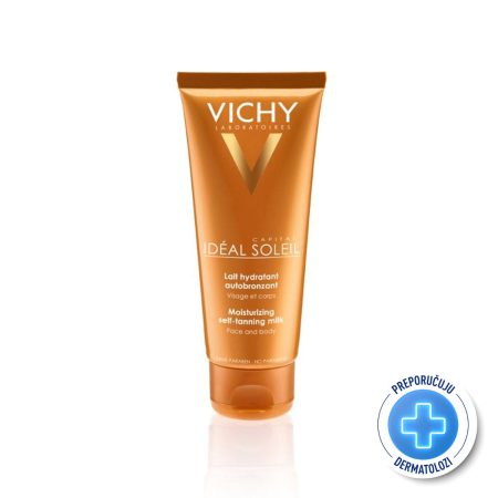 VICHY CAPITAL SOLEIL Hidratantno mlijeko za samotamnjenje, 100 ml