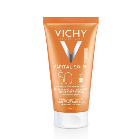 VICHY CAPITAL SOLEIL BB Obojeni Dry Touch fluid za zaštitu od sunca SPF50, 50 ml