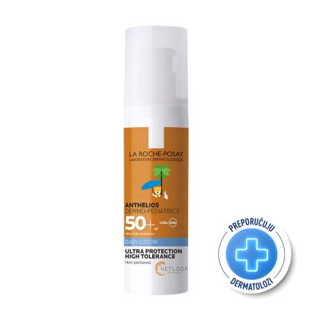 La Roche Posay ANTHELIOS DP Mlijeko za zaštitu od sunca za osjetljivu kožu beba SPF50+, 50 ml