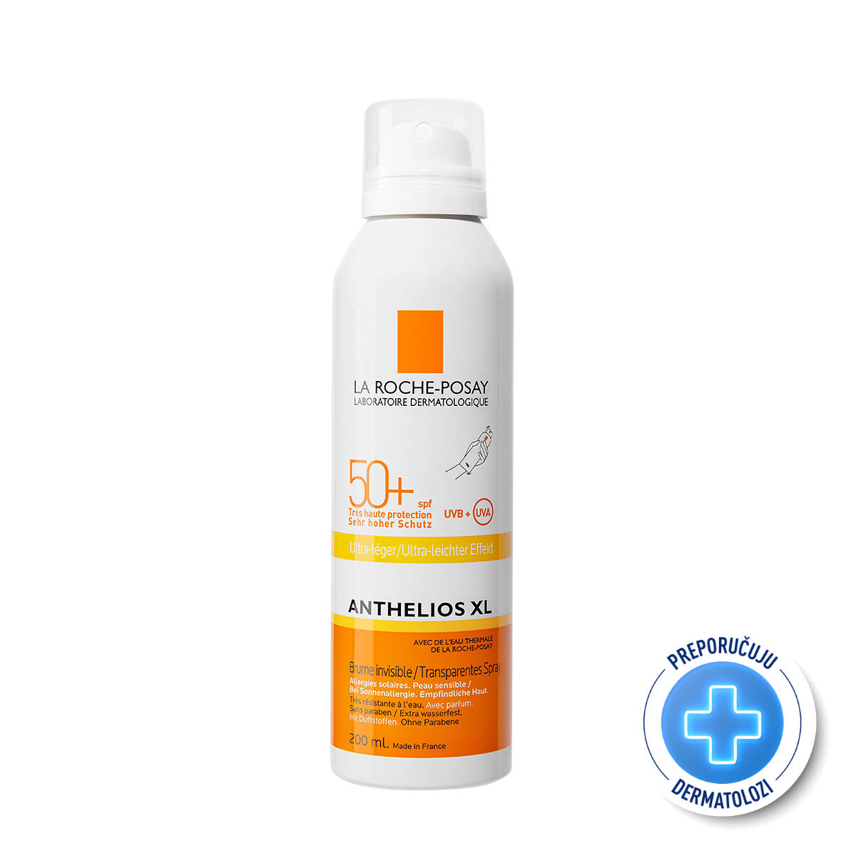 La Roche Posay Anthelios nevidljiva maglica za zaštitu od sunca SPF50, 200 ML