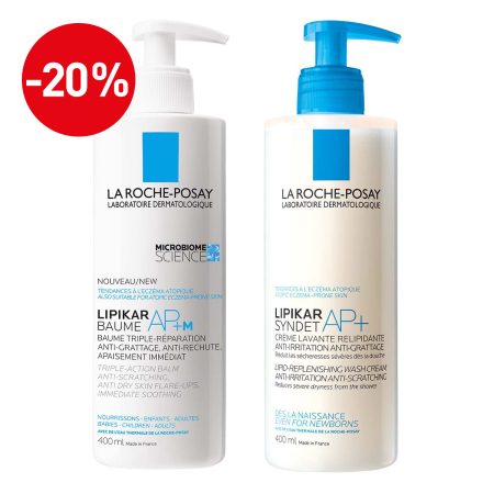 La Roche Posay LIPIKAR Protokol za suhu kožu sklonu atopiji (higijena i njega)