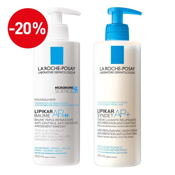 La Roche Posay LIPIKAR Protokol za suhu kožu sklonu atopiji (higijena i njega)
