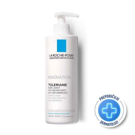 La Roche Posay TOLERIANE Njegujući gel za čišćenje lica protiv suhoće i osjećaja neugode, 400 ml