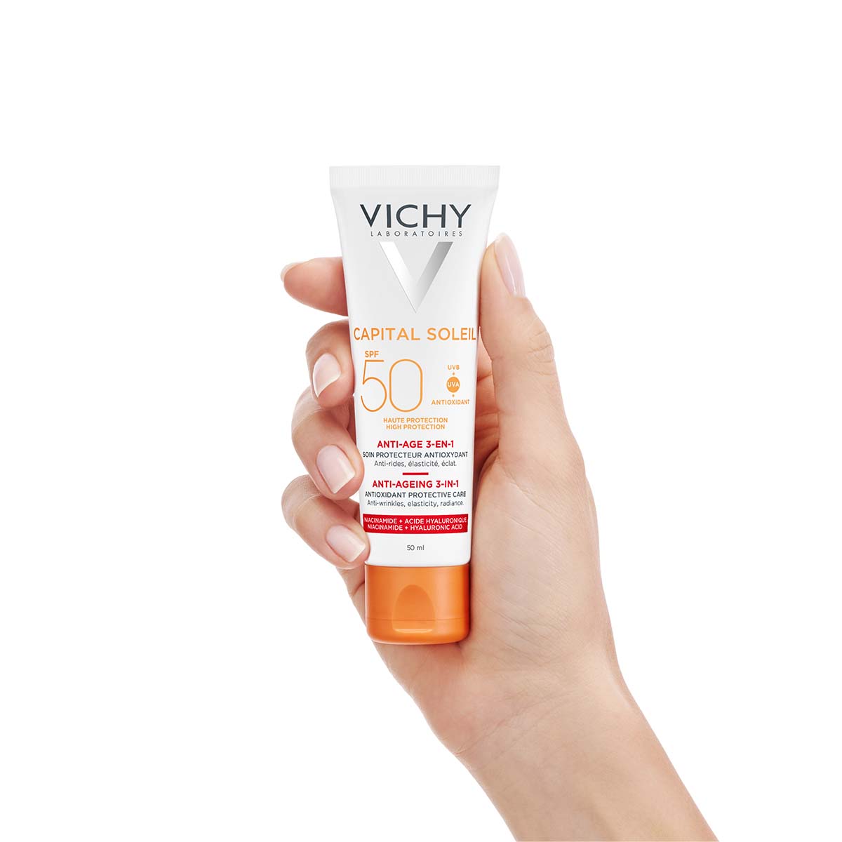 VICHY CAPITAL SOLEIL Krema za zaštitu od sunca s anti-age efektom SPF50, 50 ml - Image 3