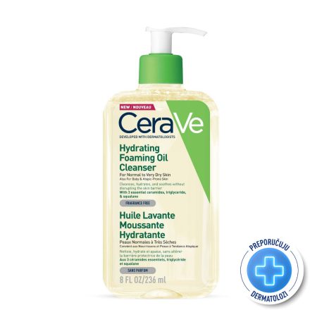 CeraVe Hidratantno ulje za čišćenje za normalnu do vrlo suhu kožu, 236 ml
