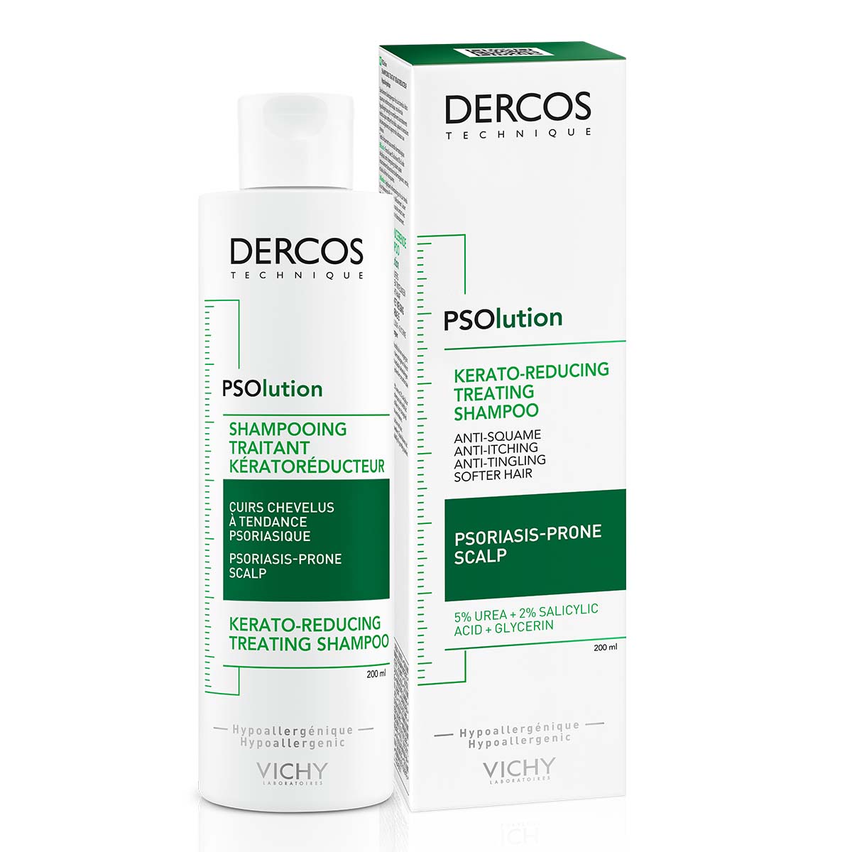 VICHY DERCOS PSOlution Šampon za vlasište sklono psorijazi protiv osjećaja svrbeža i peckanja, 200 ml - Image 5