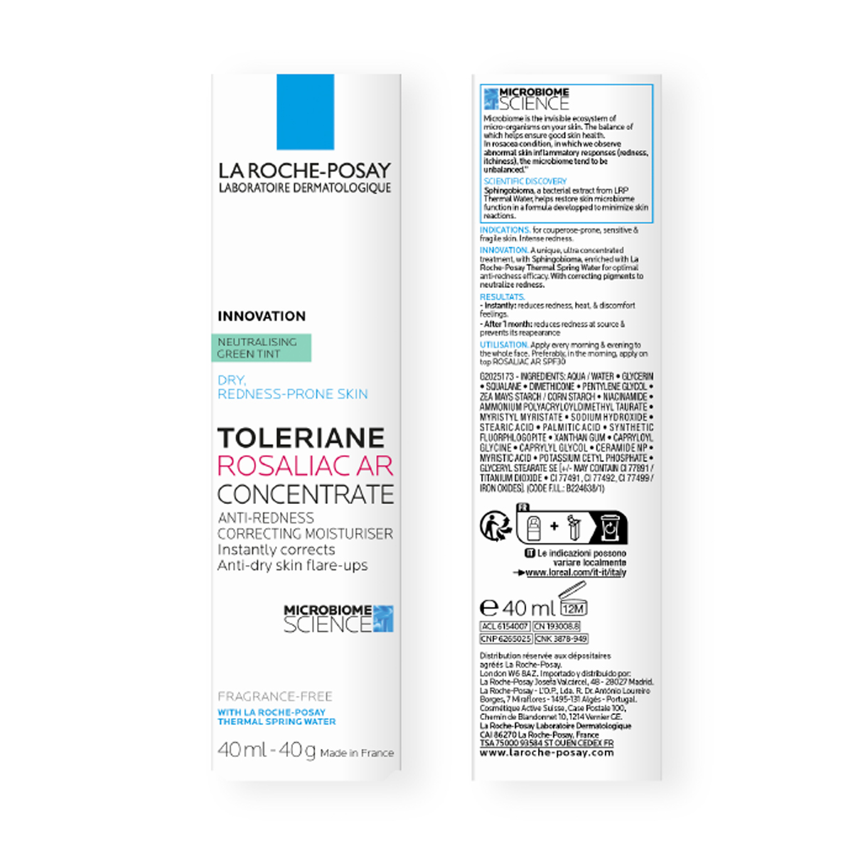 La Roche Posay Toleriane Rosaliac AR Concentrate Korektivna hidratantna njega 40 ml - Image 6