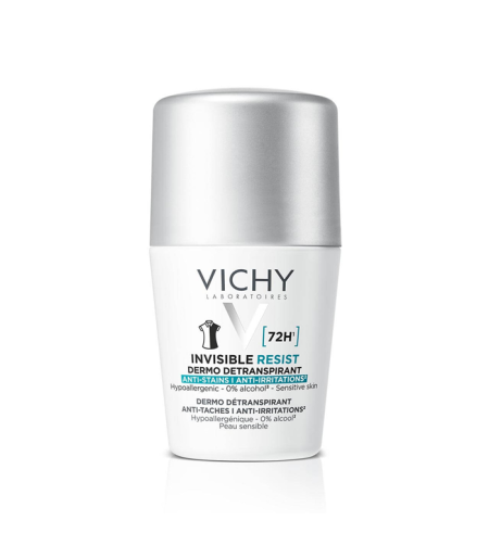 Vichy DEO ROLL ON Invisible resist 72h - Dermo Detranspirant - protiv mrlja i protiv nadraženosti