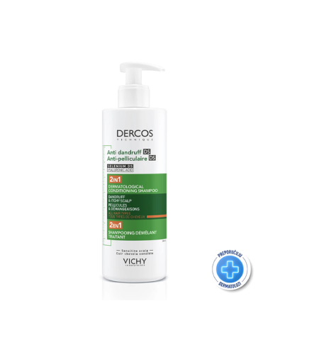 Vichy Dercos DS 2u1 šampon i regenerator protiv prhuti 390ml