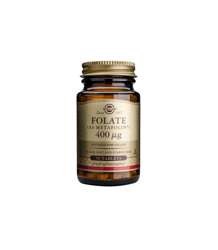 SOLGAR FOLAT 400 MCG TBL A 50