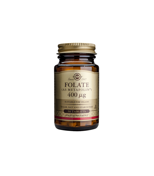 SOLGAR FOLAT 400 MCG TBL A 50