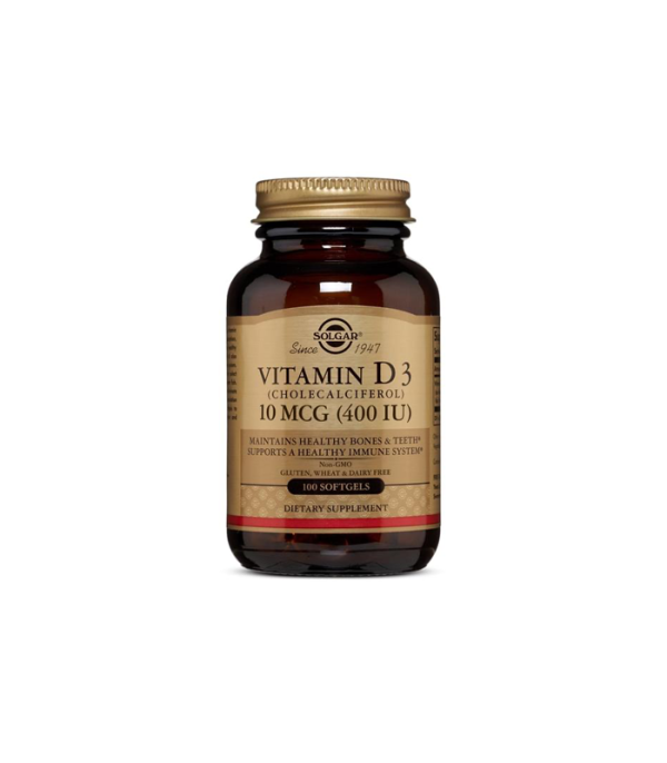SOLGAR VITAMIN D CPS A 100 400IU