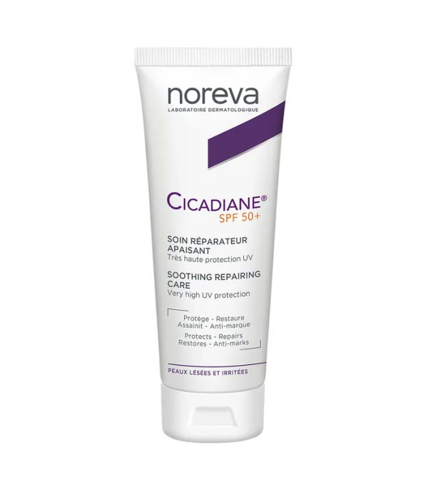 Noreva Cicadiane Spf50+ Soothing Repairing Care Damaged Skin 40ml