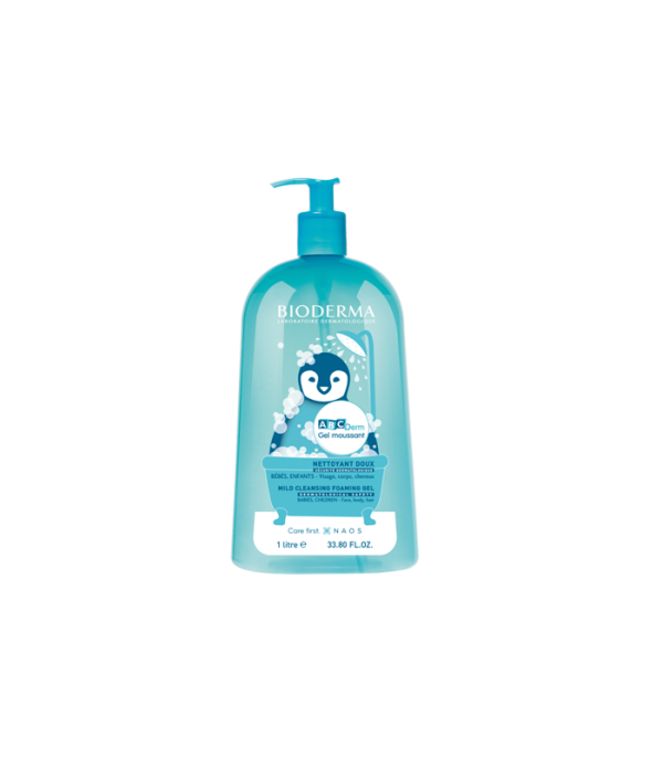 Bioderma ABCderm pjenušavi gel 1L