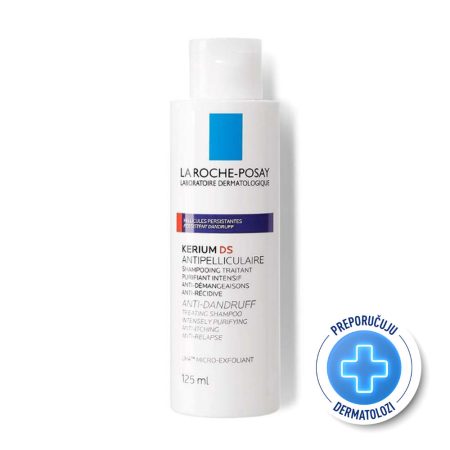 La Roche Posay KERIUM Tretmanski šampon protiv prhuti i svrbeža, 125 ml