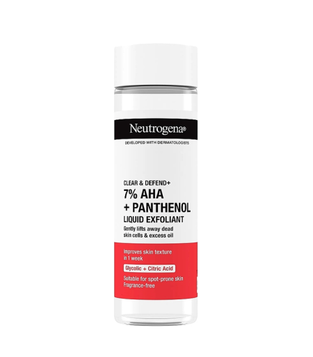 NEUTROGENA CLEAR DEFEND TEKUCI PILING SA 7% AHA+PANTENOL125 ML