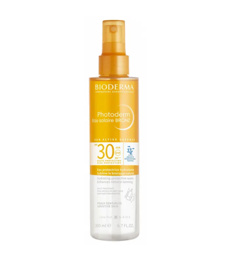 Bioderma Photoderm Eau solaire BRONZ SPF30 zaštitna voda za brže tamnjenje 200 ml