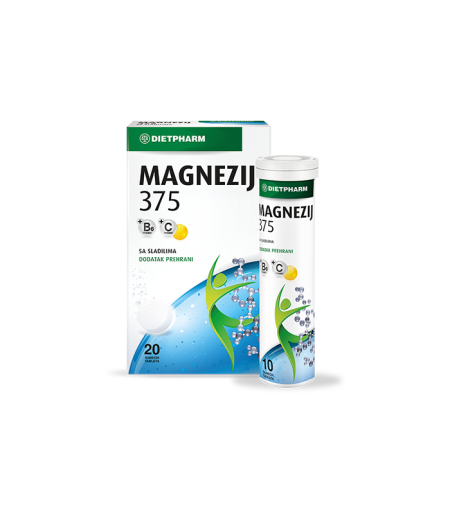 Dietpharm Magnezij 375 šumeće tablete