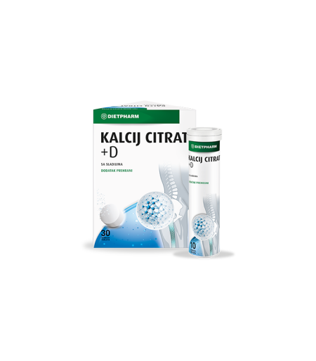 Dietpharm Kalcij citrat + D