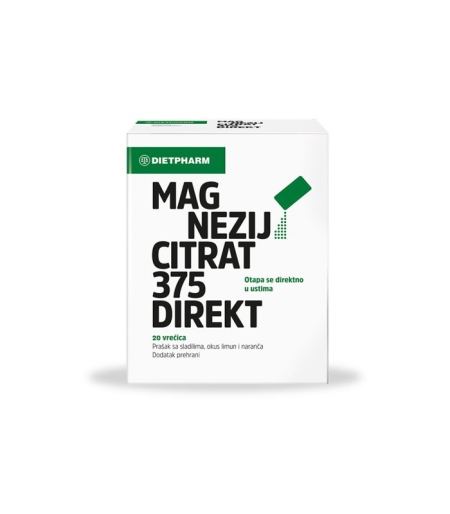 Dietpharm Mg citrat 375 direkt a20 1x