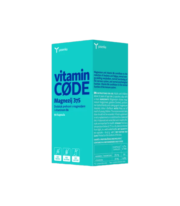 YASENKA  VITAMIN CODE MAGNEZIJ 375 KAPSULE A90