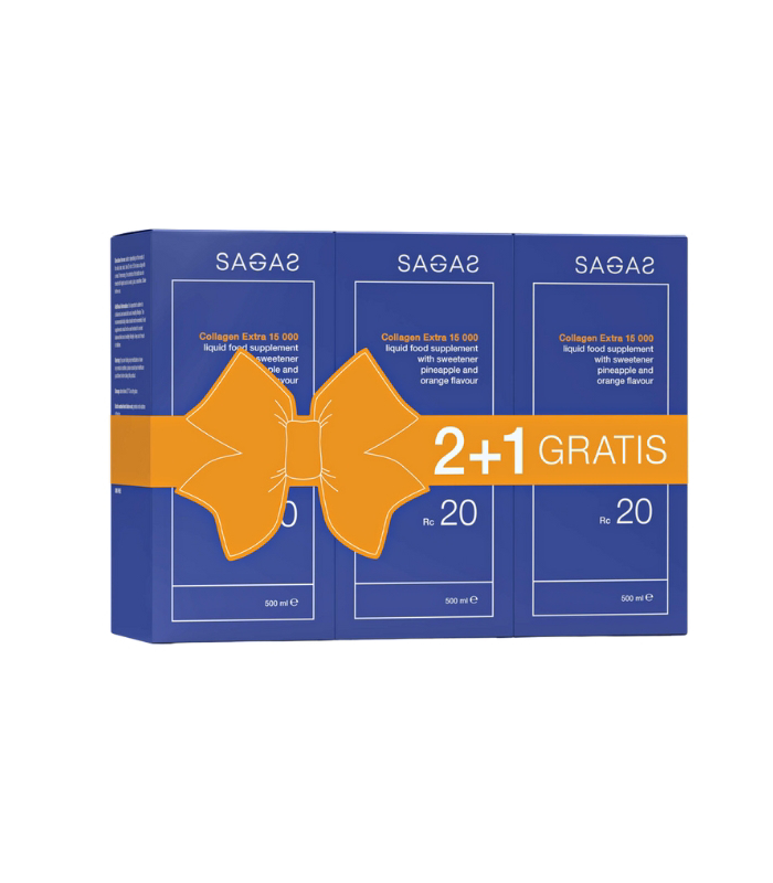 SAGAS COLLAGEN EXTRA 15000 3X500ML