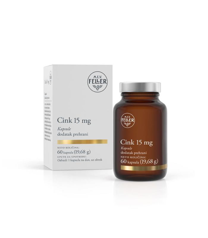 Feller Cink 15 mg, 60 kapsula