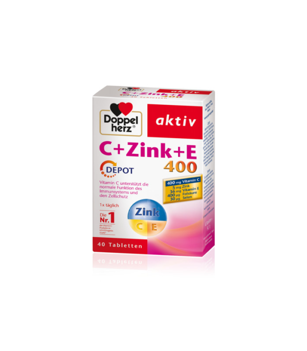 DOPPEL HERZ AKTIV VITAMIN C + ZN + E