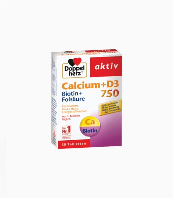 DOPPEL HERZ KALCIJ 750 + BIOTIN