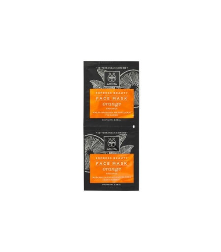 Apivita Beauty Maska Narandža 2x8 Ml