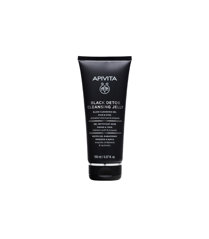 Apivita Black Detox Crni gel za čišćenje lica 150 ml