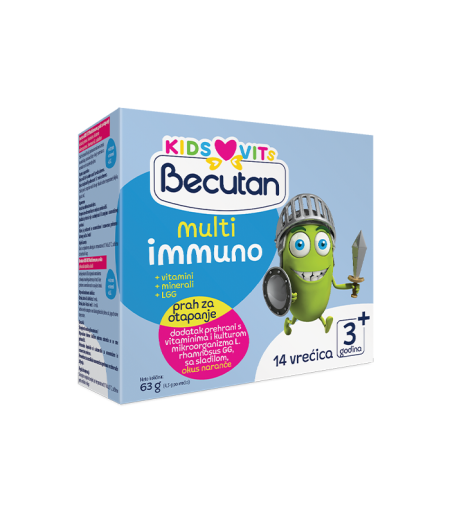 BECUTAN Kids Vits MULTI-IMMUNO vrecice A14
