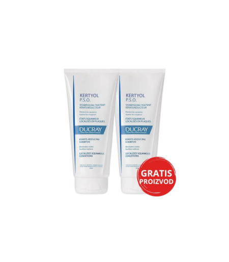 DUCRAY KERTYOL PSO ŠAMPON 1+1 GRATIS