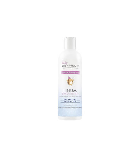 DERMEDIC Linum emolient baby gel za tijelo i kosu