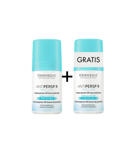 DERMEDIC ANTIPERSPIRANT ROLL ON 60ML 1+1 GRATIS 
