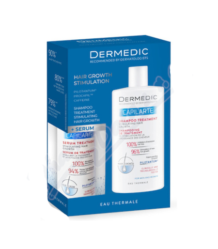 DERMEDIC SET CAPILARTE Šampon za stimuliranje rasta kose 300ml + Serum za stimuliranje rasta kose 150ml