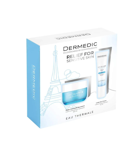 DERMEDIC SET HYDRAIN3 Krema za dubinsku hidrataciju SPF15 50ml + Krema za područje oko očiju 15ml
