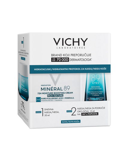 Vichy Mineral 89 Cream Rich + Mineral 89 Eyes (Promo)