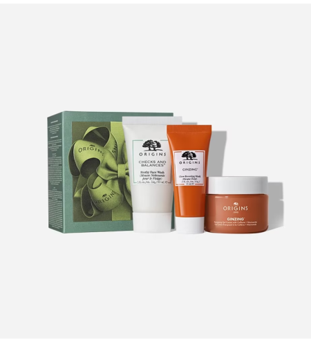 Origins set Trio Mini čistač, maska ​​i hidratantna krema