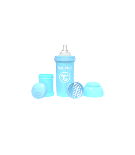 Twist Shake Boca Anti Colic 260ml Pastelna Plava 7