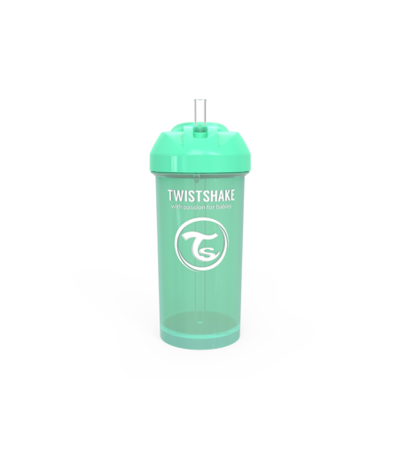 Twistshake Bočica Sa Slamkom Zelena 360ml 6+
