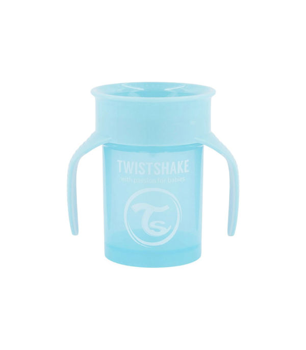Twistshake 360 Cup 6+ Pastel Plava